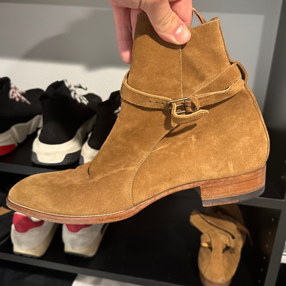 100% Authentic YSL Mens Wyatt Jodhpur Boots
